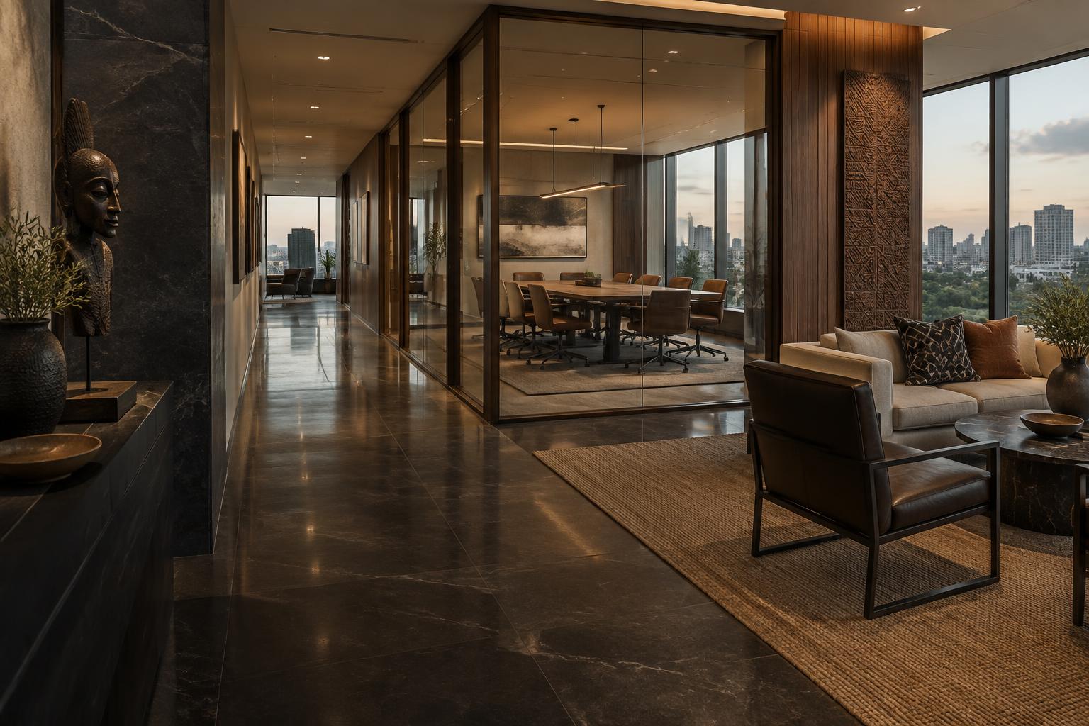 Refined Nairobi office and boardroom